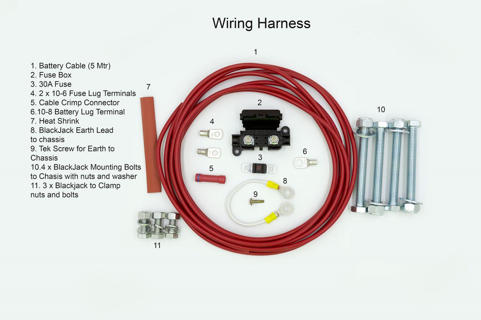 Black Jack Electric Trailer Jack with Clamp